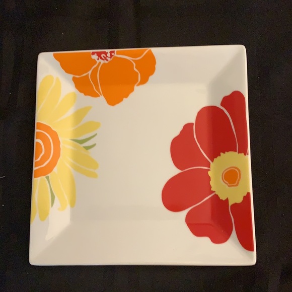 Set of 4 floral appetizer 7” - Picture 2 of 7